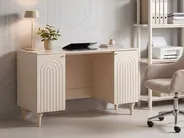 Home Office Desk ARVANI 140 cm 50 cm Light Beige_1092250