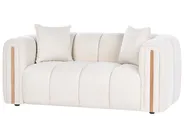 Sofa 2-Sitzer MORSIL Bouclé Cremeweiß_1057326