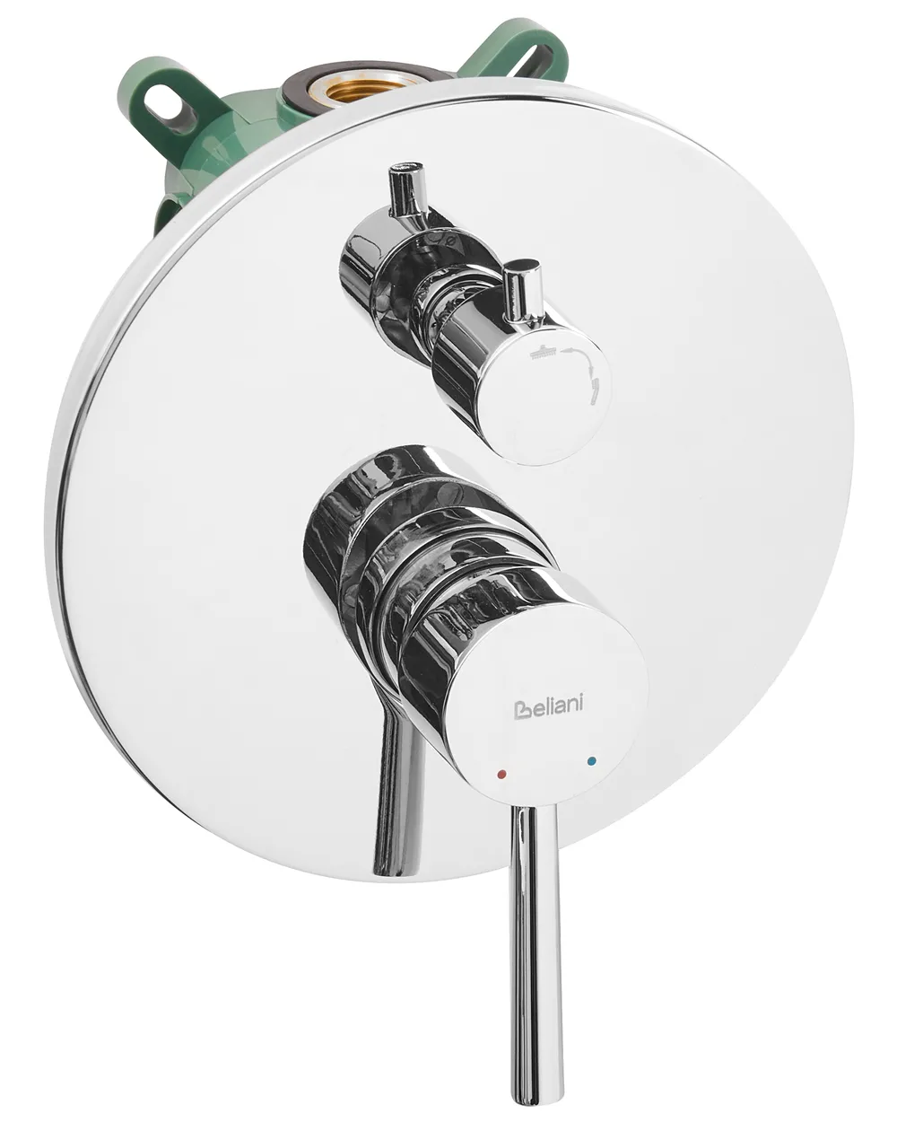 Concealed Shower Set with Rainshower PUELO Silver_1000139