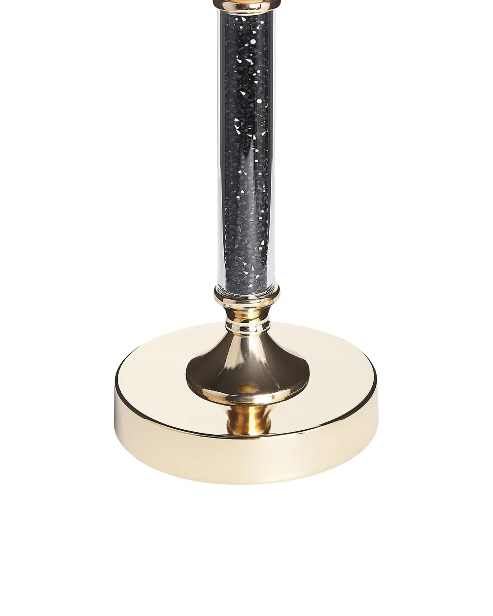 Kerzenständer ABBEVILLE 41 cm Glas Schwarz_788847