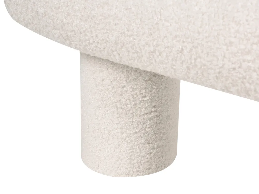 Bed Boucle CRESSAT 160 x 200 cm (EU King Size) Off-White_1009059