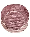 Teppich KANRACH Rosa 200 x 200 cm Viskose