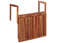 Balkontisch UDINE 70 cm 69 cm Akazienholz Braun_810098