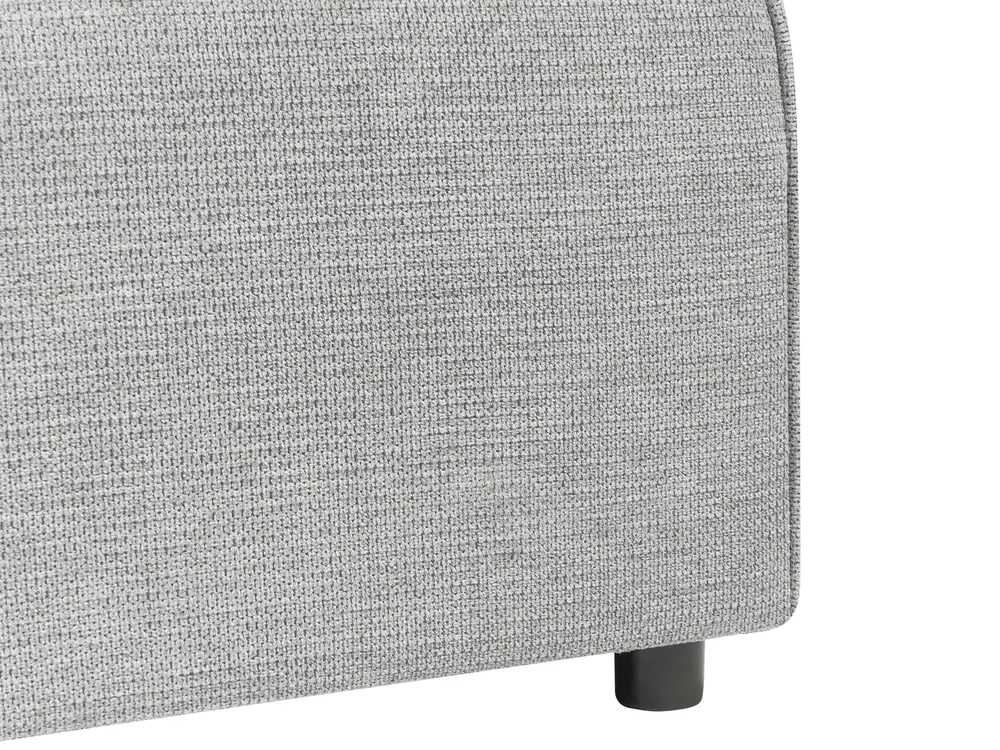 U-Shape Sofa Bed 4 Seater VATNE with Storage Fabric Grey_950585