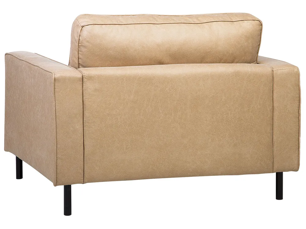 Sofa Set 4-Sitzer SAVALEN Kunstleder Beige_725538