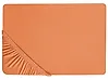 Spannbettlaken JANBU 160 x 200 cm Baumwolle Orange