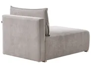 Chaiselongue NERBO Stoff Grau_1035148