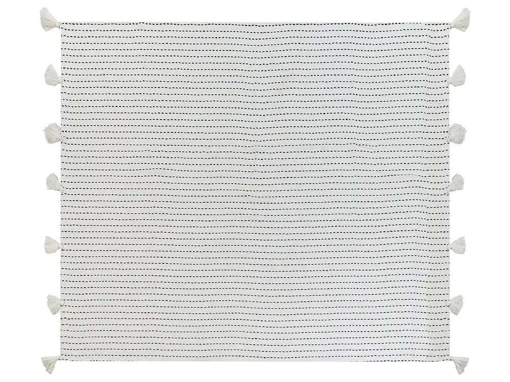 Tagesdecke MODAR Baumwolle 220 x 240 cm Cremeweiß_917882