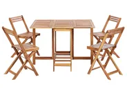Gartenmöbel Set 4-Sitzer FRASSINE Akazienholz Braun_922524