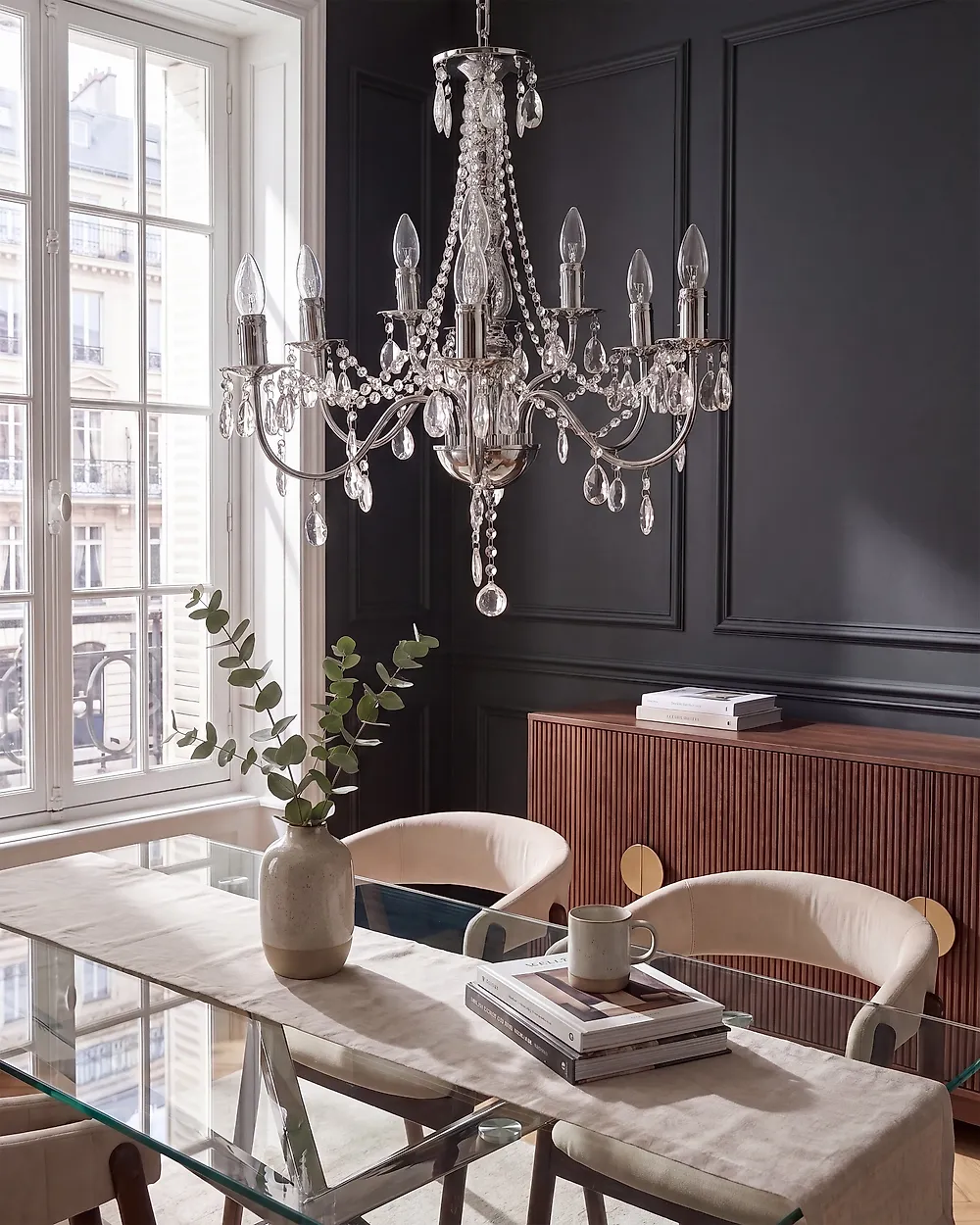 Chandelier BLAKNEY L Silver_1165052