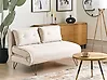 Schlafsofa 2-Sitzer VESTFOLD Stoff Hellbeige