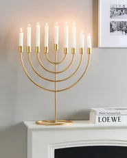 Kerzenständer AMORA 50 cm Metall Gold_968485
