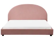 Waterbed Boucle VAUCLUSE 180 x 200 cm (EU Super King) Pastel Pink_976936