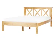 Bett mit Lattenrost Kiefernholz TANNAY 140 x 200 cm Hellbraun_930962