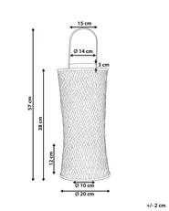 Laterne MACTAN 38 cm Bambus Naturfarben_873512