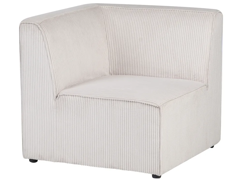 Eckmodul LEMVIG Cord Beige linksseitig_1052000