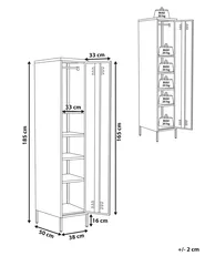 Storage Unit FROME Metal Light Beige_1043116