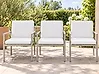 Set of 6 Garden Chair Cushions TOLVE 39 x 31 cm Off-White