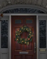 Weihnachtskranz LED ELBRUS 60 cm Grün_883502