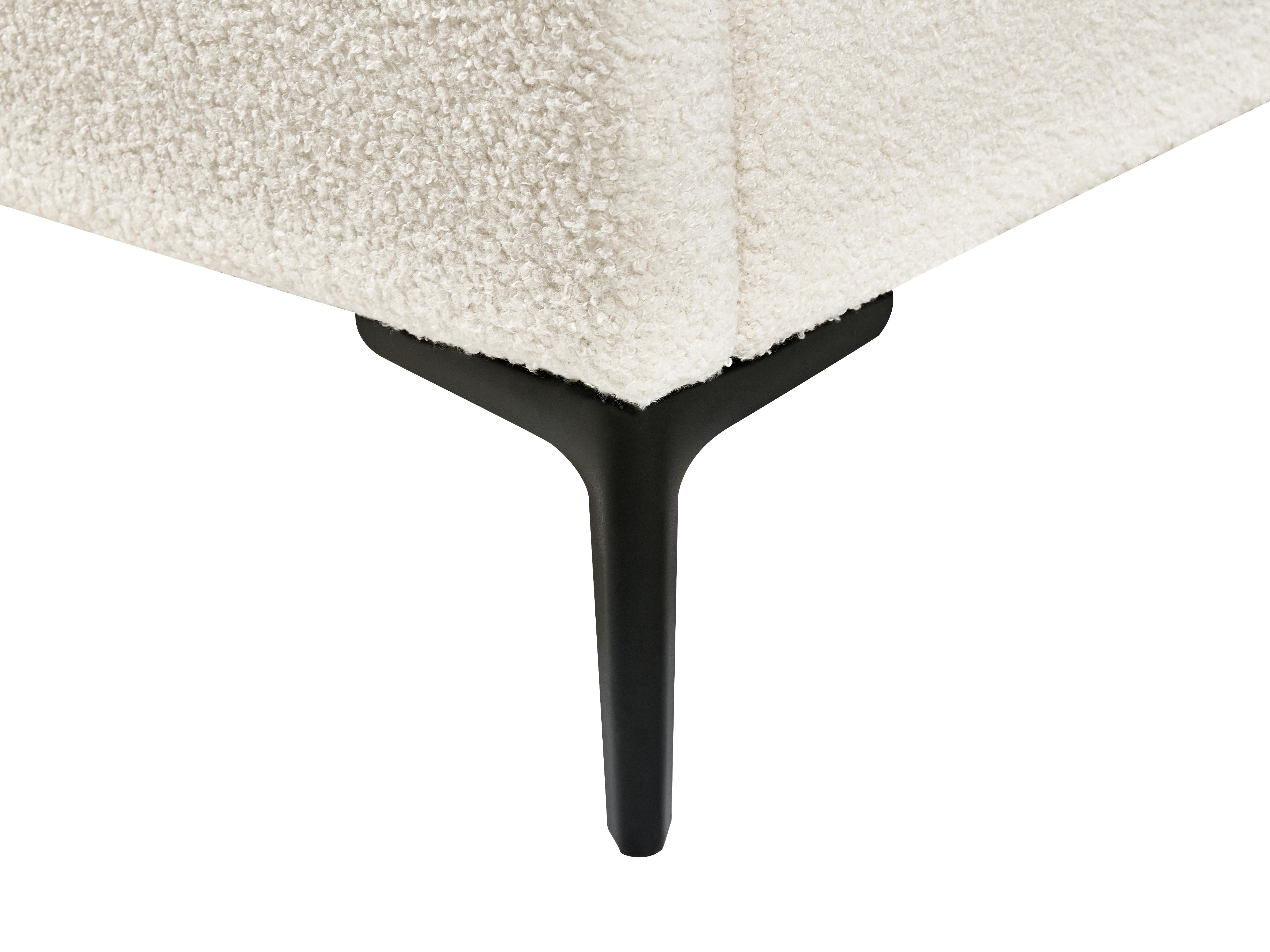 Bedroom Set SEZANNE Boucle Off-White 160 x 200 cm (EU King Size)_939798