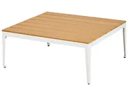Garten Ecksofa mit Tisch 5-Sitzer POSITANO Grau_688272