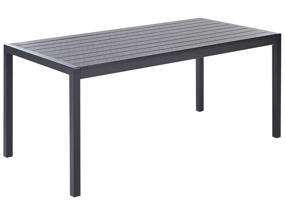 Gartenmöbel Set 6-Sitzer VERNIO Schwarz_909879