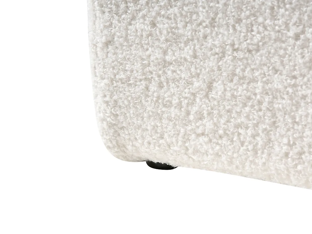 Ottoman Bed without Headboard DINAN Boucle Off-White 120 x 200 cm (EU Small Double)_1188208