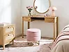 Pouf mit Stauraum ELGIN Samtstoff Rosa
