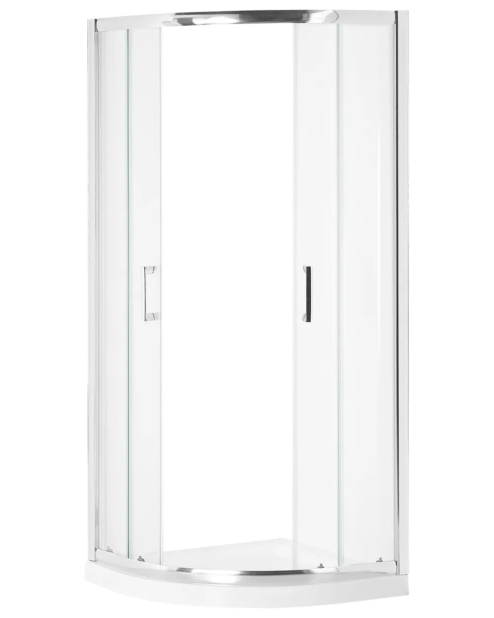 Duschkabine JUKATAN II 90 x 90 x 185 cm Silber_787991