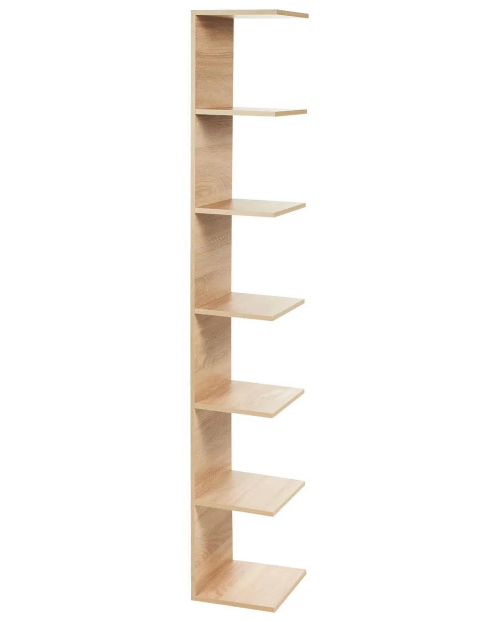 Wandregal ESTON 190 cm Hellbraun