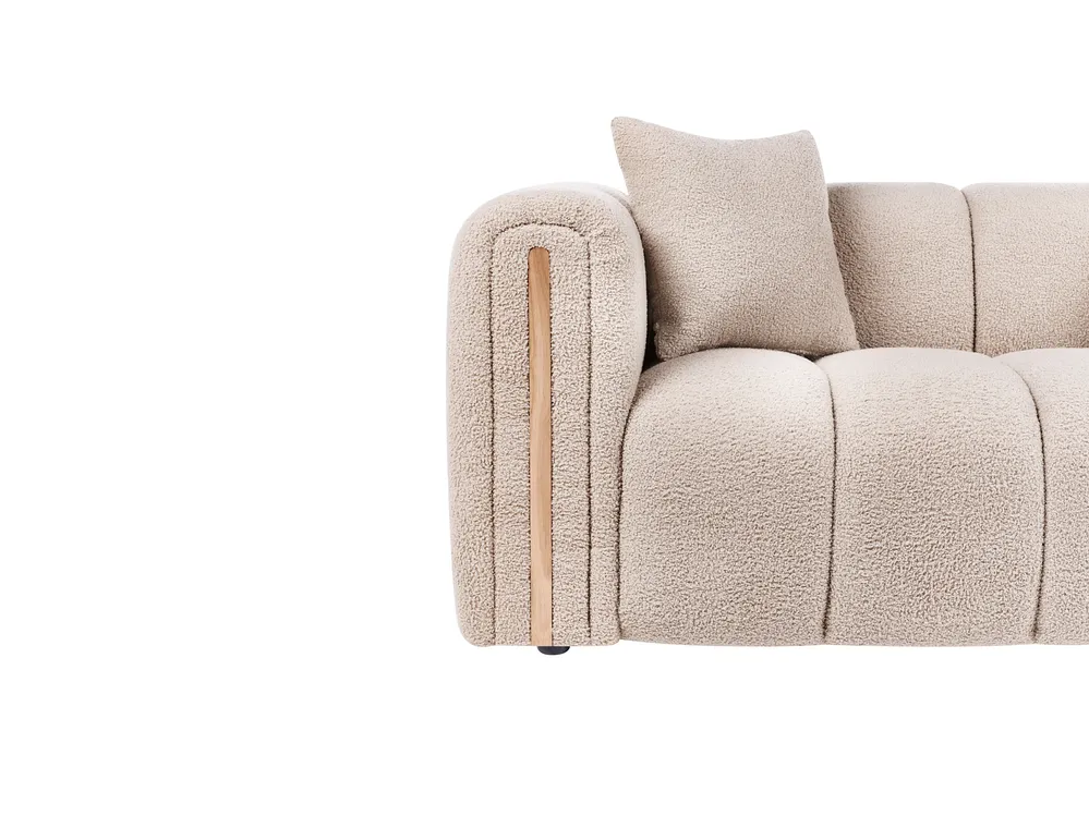 Sofa 2-Sitzer MORSIL Bouclé Beige_1057313