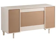 Home Office Desk ARVANI 140 cm 50 cm Light Beige_1092255