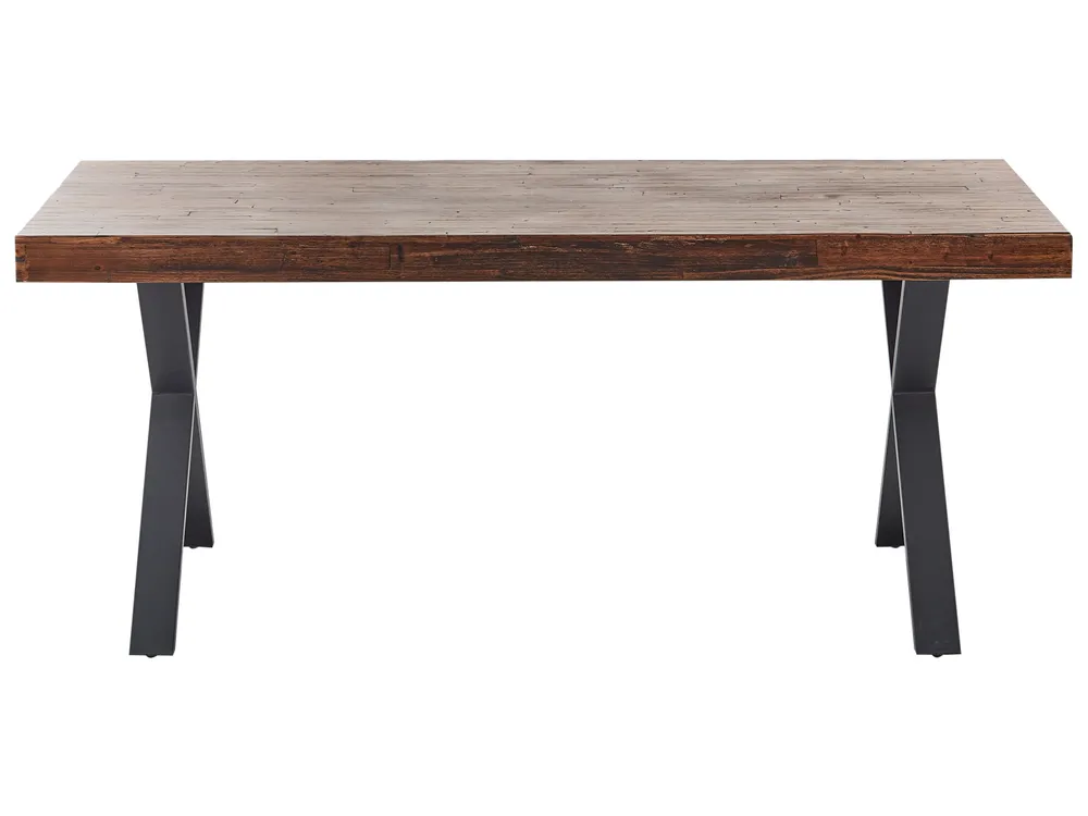 Esstisch CLIFTON Dunkelbraun 180 cm 90 cm Kiefernholz_961114