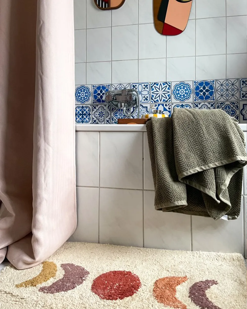 Handtücher 2er Set MITIARO Baumwollfrottee Olivgrün_973090