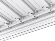 Pavillon FORNOLI 296 cm 296 cm Metall Weiß_932965