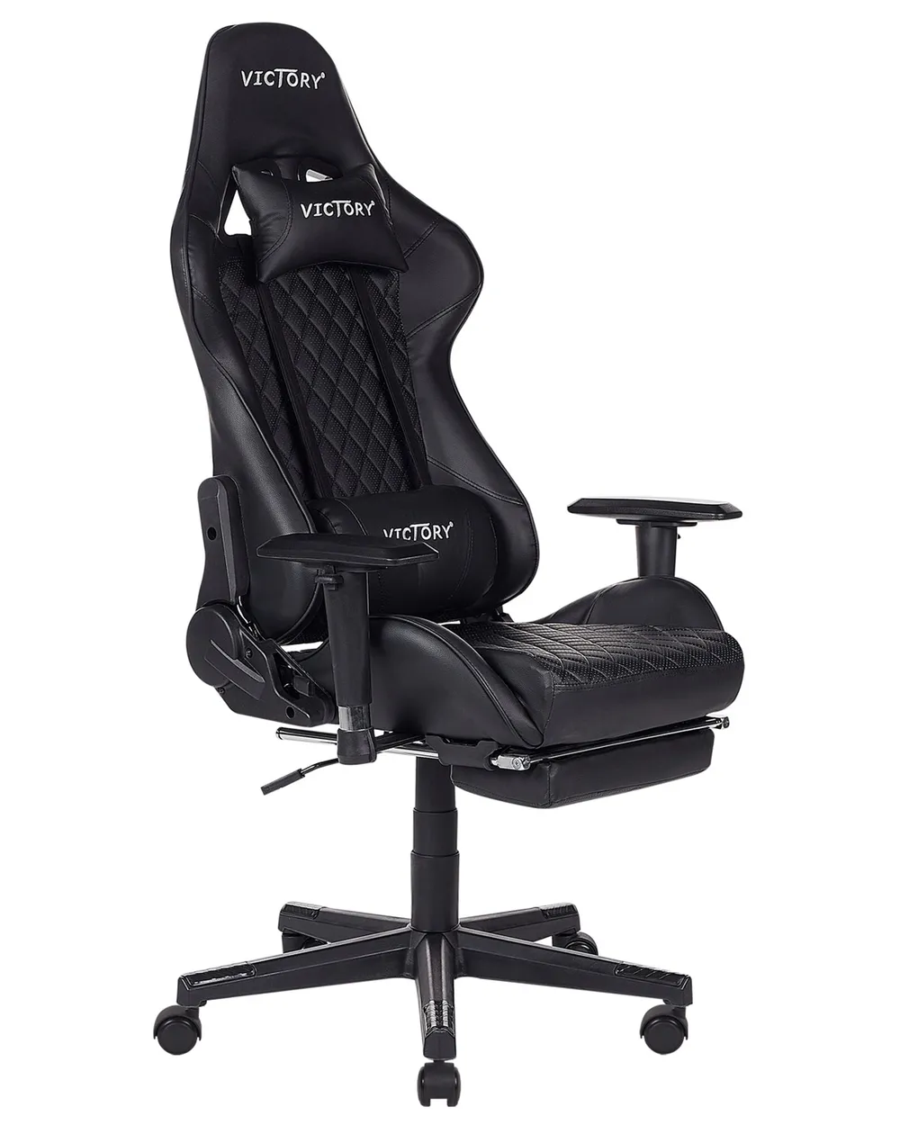 Gaming Chair VICTORY Faux Leather Black