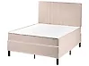 Boxspringbett Stoff COUNTESS 120 x 200 cm Beige