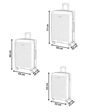 Hartschalenkoffer 3er-Set MYNTIS Mintgrün_1055639