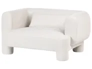 Sofa Set 6-Sitzer HOGBO mit Ottomane Stoff Weiß_1050045