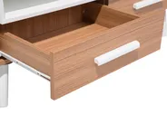 Coffee Table ALLOA with Storage Light Brown/ White_713000