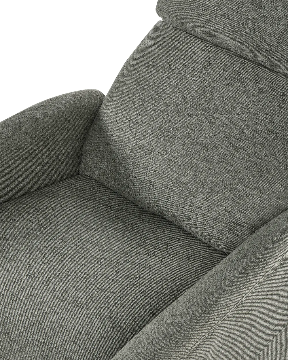 Recliner Chair SELVIK with Footrest Fabric Light Green_1039039