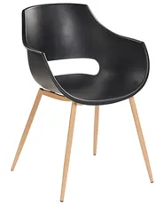 Set of 4 Dining Chairs MILLERS Black_948967