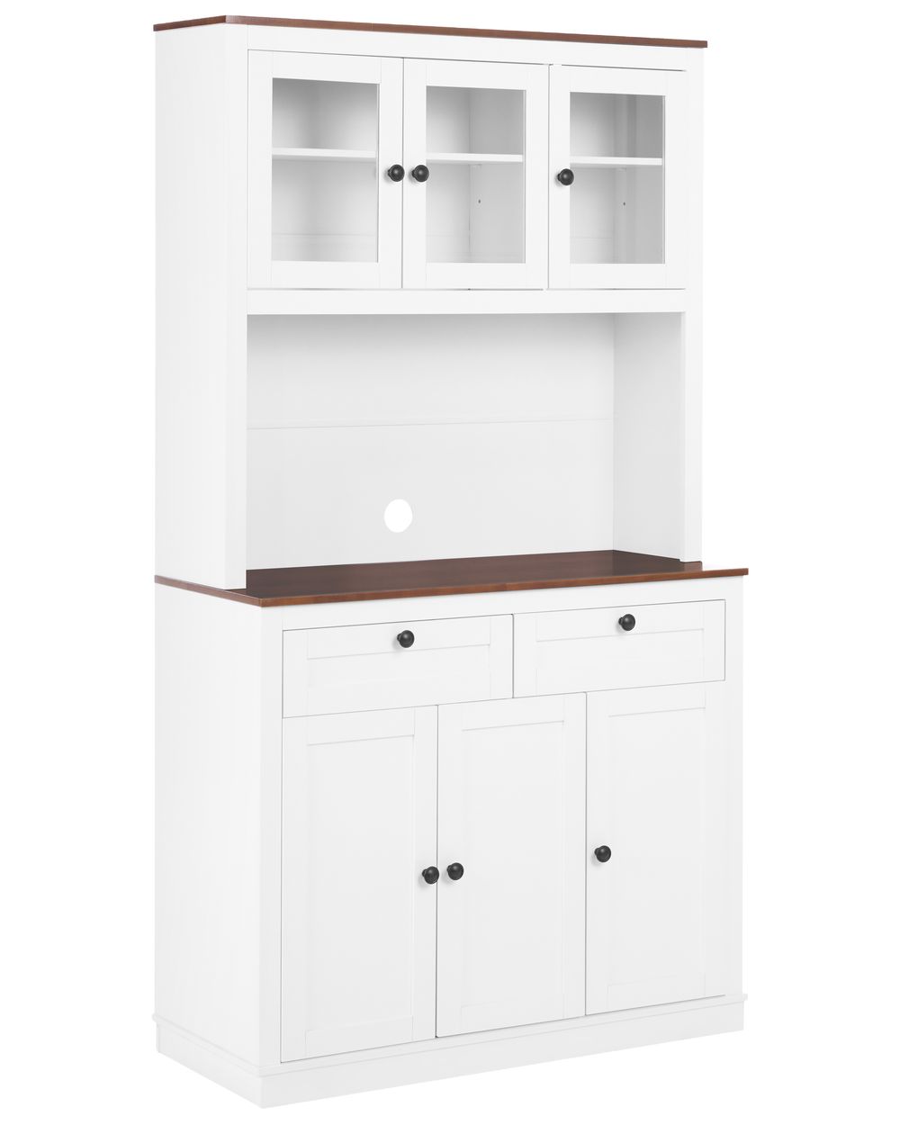 Kitchen Hutch PIMBA 100 cm White