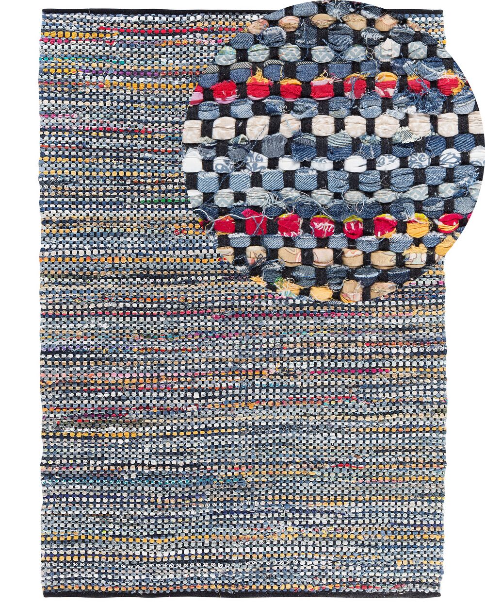 Rug ALANYA Multicolour 160 x 230 cm Cotton