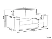 2-Sitzer VIKRAN Cord Cremeweiß_969089