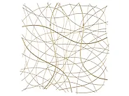 Wall Decor ACATITA 78 cm Metal Gold_1182688