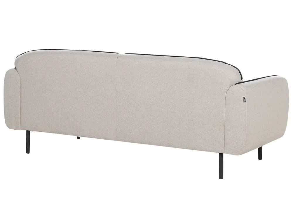 Sofa 3 Seater TONSBERG Fabric Light Grey_896874