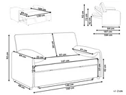 Schlafsofa HORMA Stoff Cremeweiß_1030093
