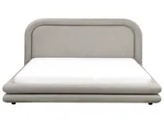 Wasserbett Kunstleinen LAVARDENS 180 x 200 cm Taupe_971090